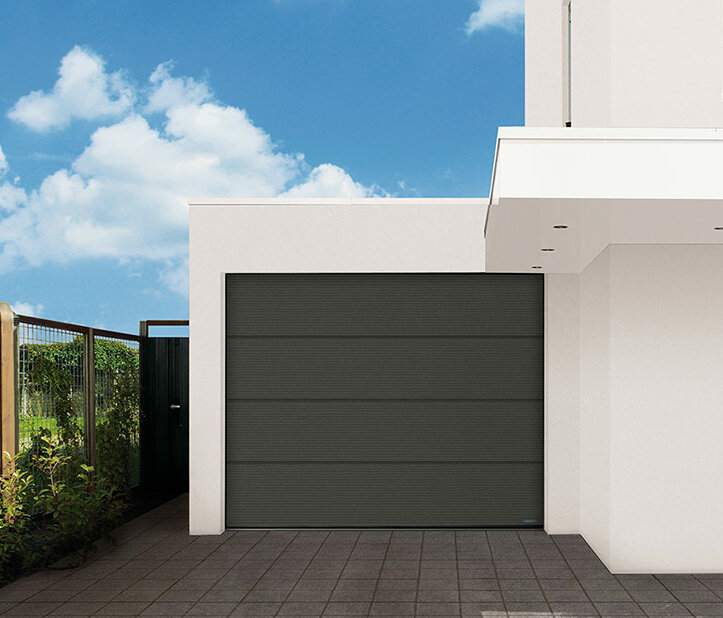 Garagen-Sektionaltor Garagen-Sektionaltor in satin grey